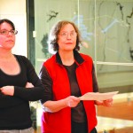 Co-curators Yuneikys Villalonga (right) and Susan Hoeltzel, who is also the gallery’s Director.