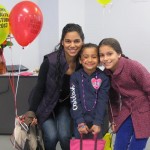 Madelín Barrientos and her daughters, Alana Cosme and Julianne Sisto, enjoyed the “Let’s Bloom” festival at CUNY in the Heights.