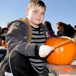 This was Damien McDevitt’s second year as a pumpkin carver. Photo: QPHOTONYC
