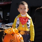 A cowboy, and his pumpkin. Photo: QPHOTONYC