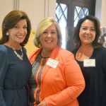 From left to right: Hochul with Assemblymember Rebecca Seawright and Marcia Sudolsky.