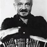 The Argentine tango composer Astor Piazzolla.