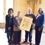 Councilmember Daniel Dromm presented the City Council proclamation.