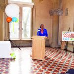 “You can follow your dreams and go onto college,” said DOE Superintendent LaShawn Robinson.